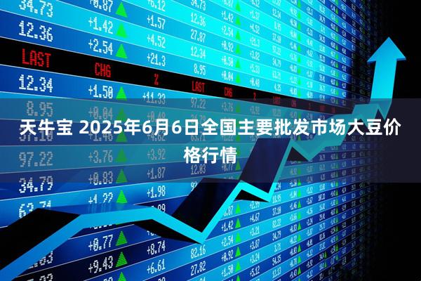 天牛宝 2025年6月6日全国主要批发市场大豆价格行情